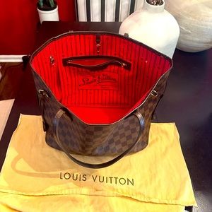 LOUIS VUITTON NEVER FULL TOTE - DAMIER MM